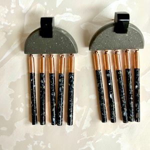 Anthropologie large chandelier earrings